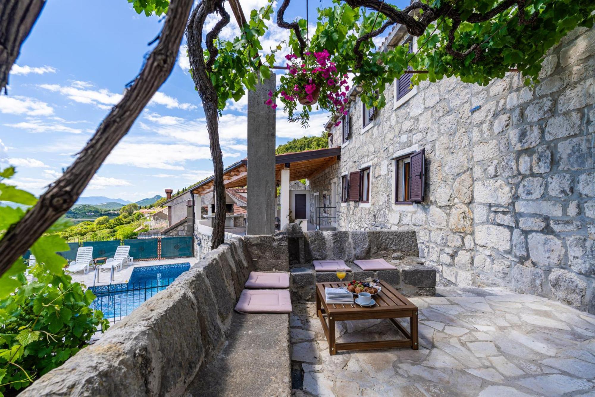 Private Pool Villa - Meditteranean Peace Slano Exterior photo