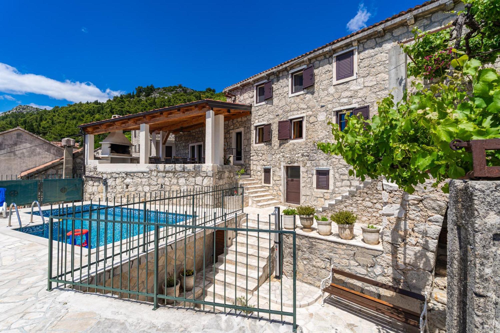 Private Pool Villa - Meditteranean Peace Slano Exterior photo
