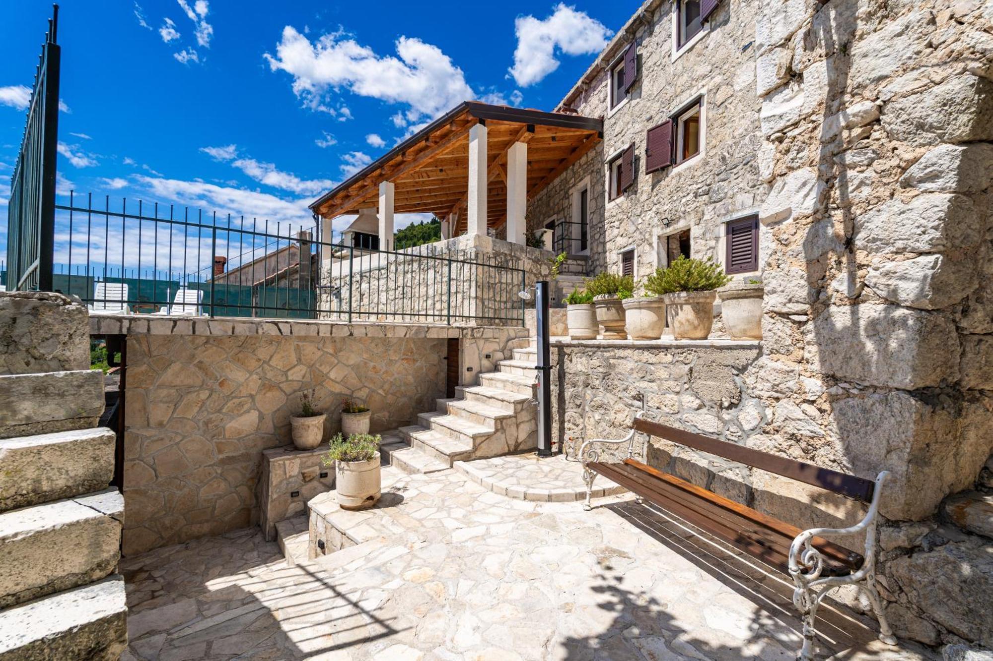 Private Pool Villa - Meditteranean Peace Slano Exterior photo