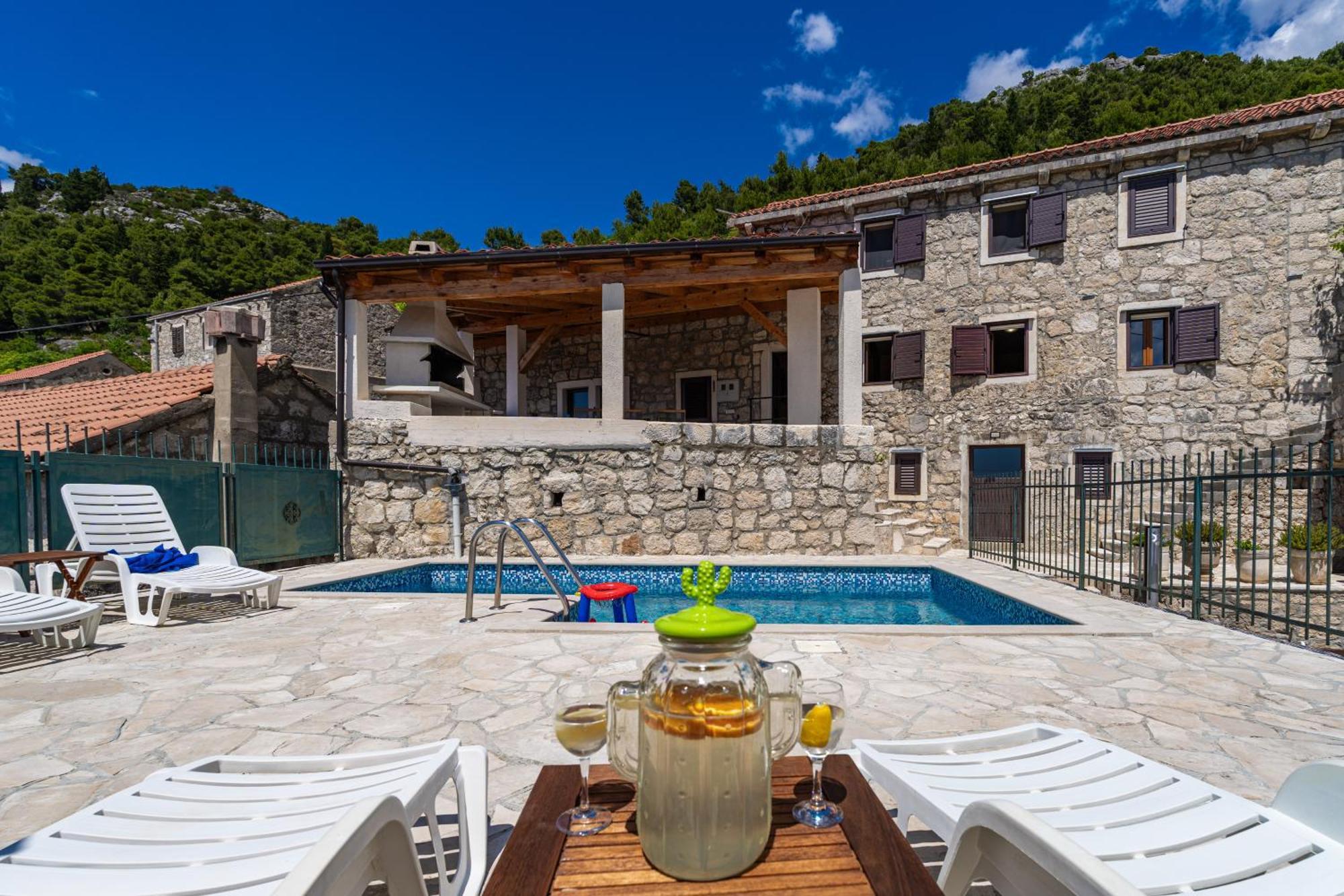 Private Pool Villa - Meditteranean Peace Slano Exterior photo